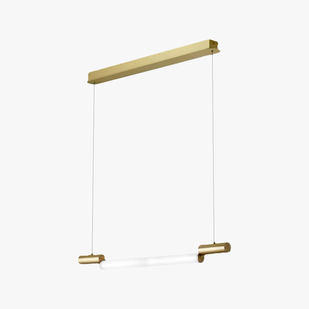 Arisha Minimalista LED Lampade a Sospensione Metallo/PVC Oro Lineare