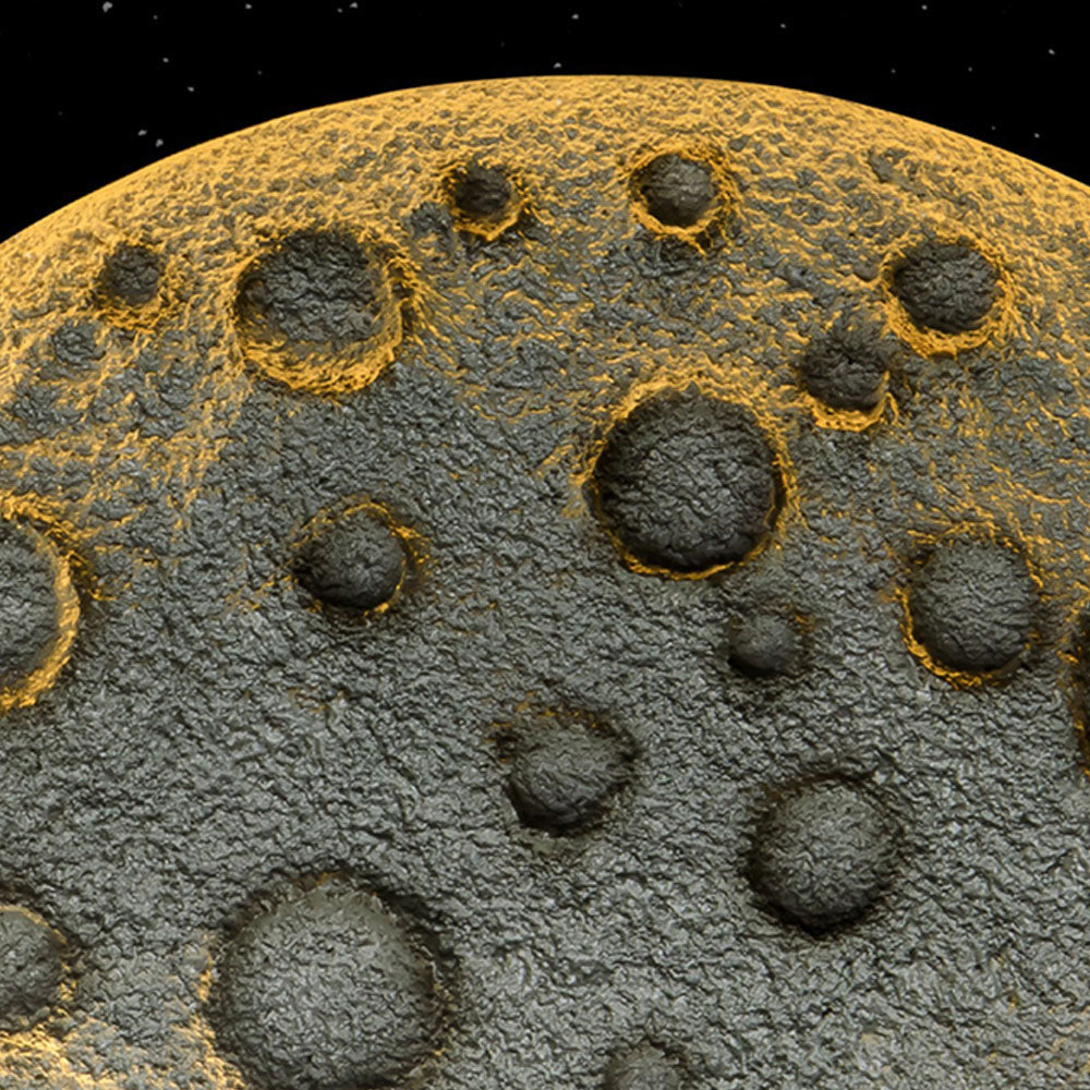 Aria Astronauta Rotondo Metallo Applique Camera da Letto