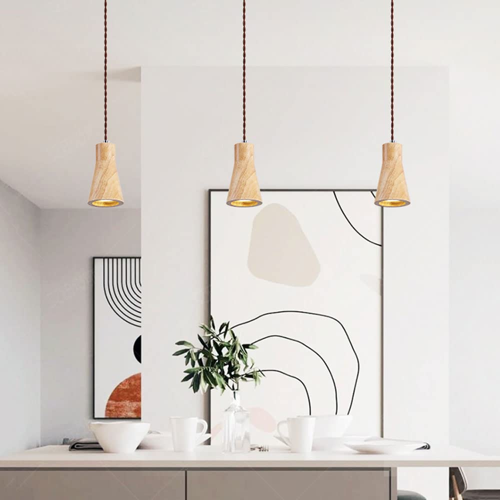 Muto Vintage Legno Sospensione Noce Soggiorno/Bar/Ristorante