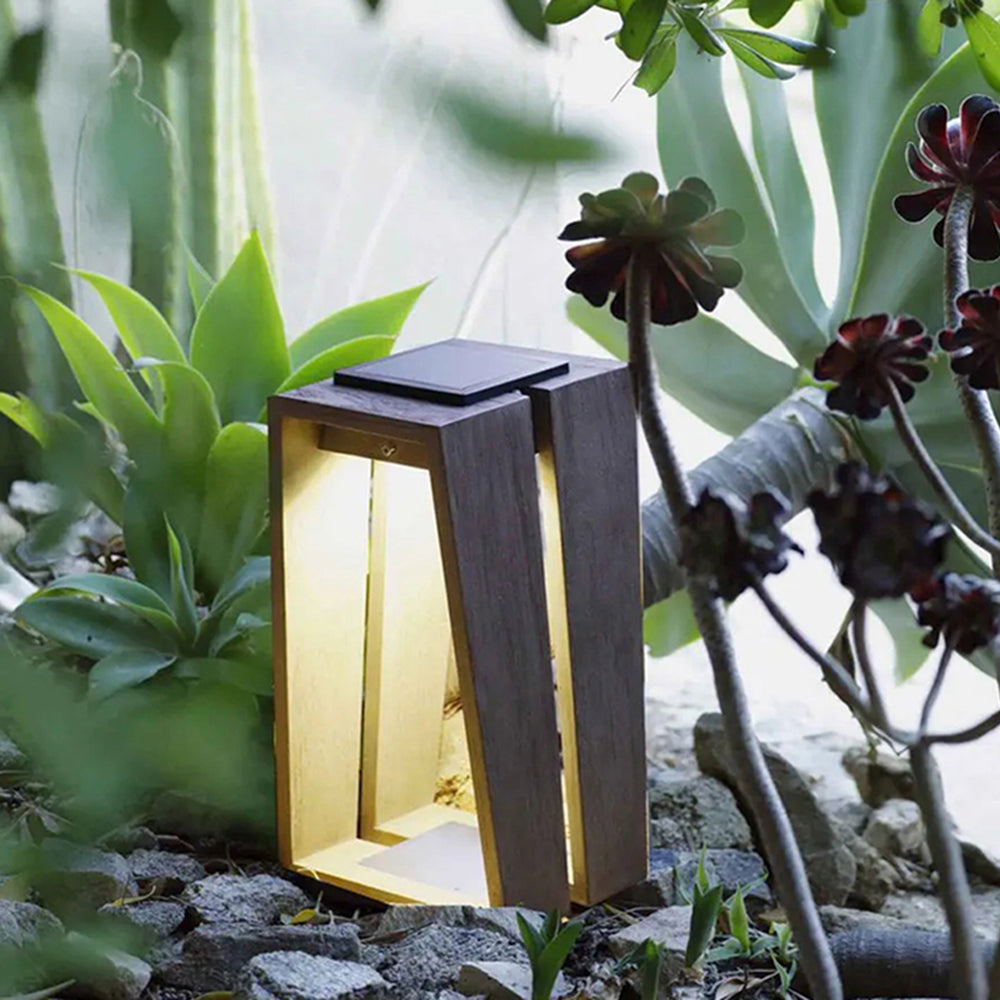 Ray Minimalista LED Cuboid Solare/Ricaricabile Lampade da Terra Esterno