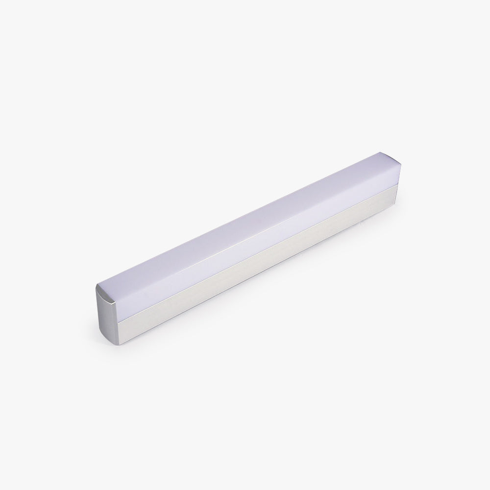 Arisha Moderno Rettangolare Minimalismo LED Applique Metallo Bagno Oro Specchio Bagno