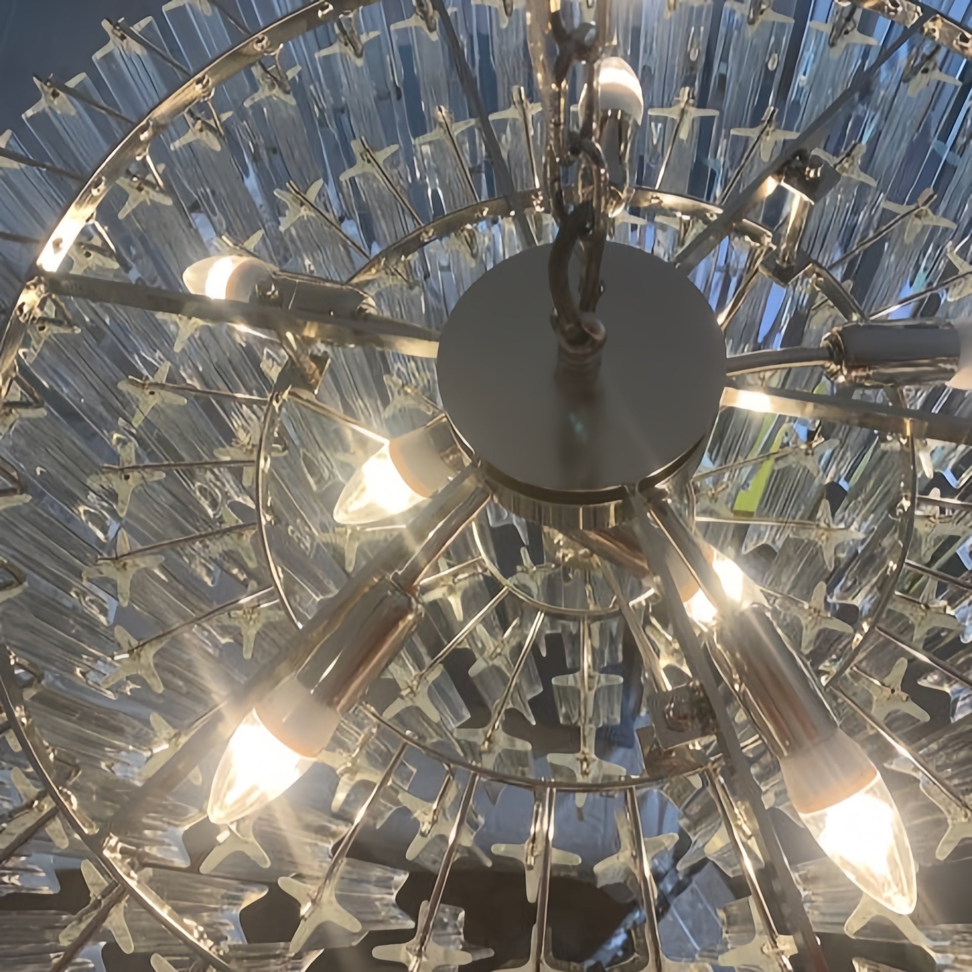 Silva Moderno Lusso Arte LED Lampade a Sospensione Vetro Soggiorno
