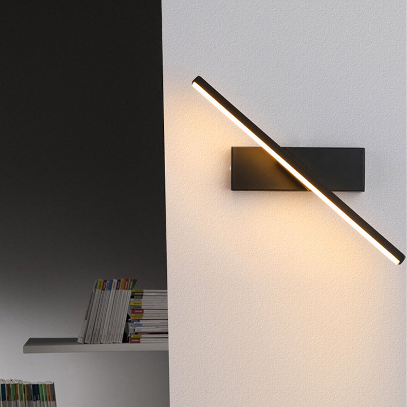 Arisha Moderna LED Applique Nero/Bianco Girevole Camera da Letto Soggiorno