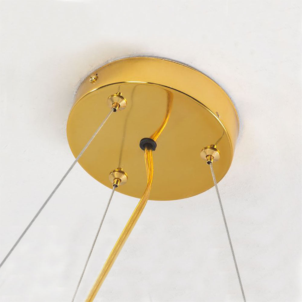 Valentina Moderni LED Oro Lampade a Sospensione Metallo/Vetro Camera da Letto