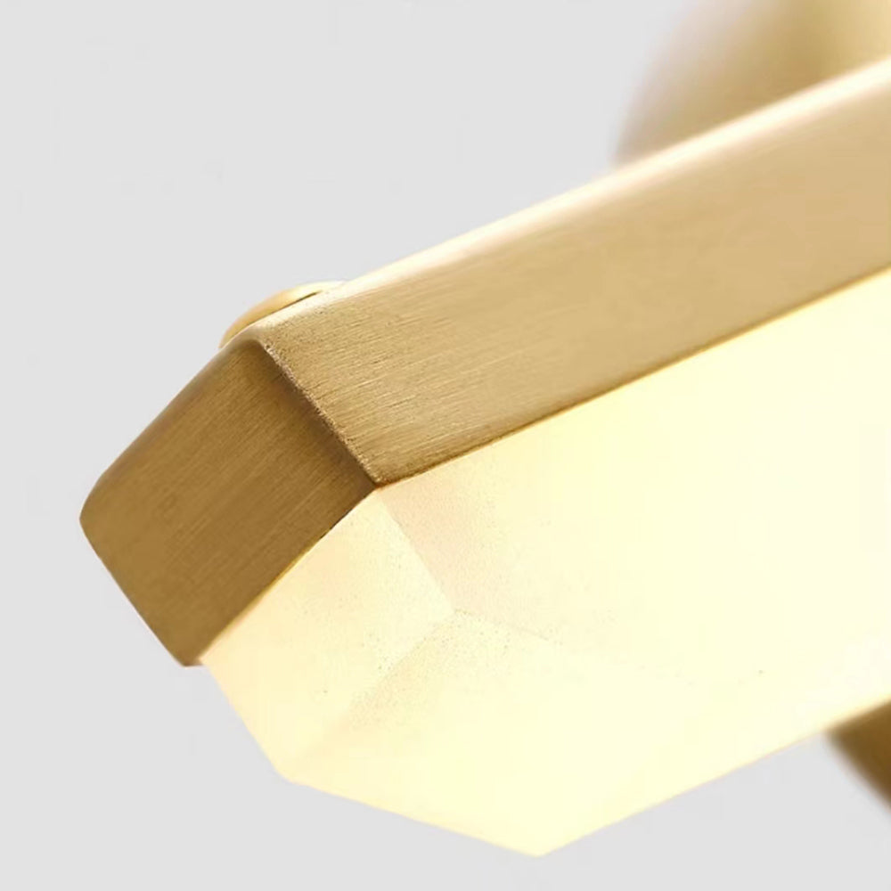 Arisha Minimalismo Vintage LED Applique Rettangolo Lineare Specchio