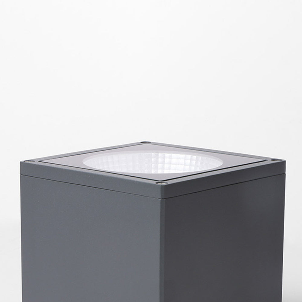 Ray Moderno Cube Metallo Vetro Plafoniere Corridoio
