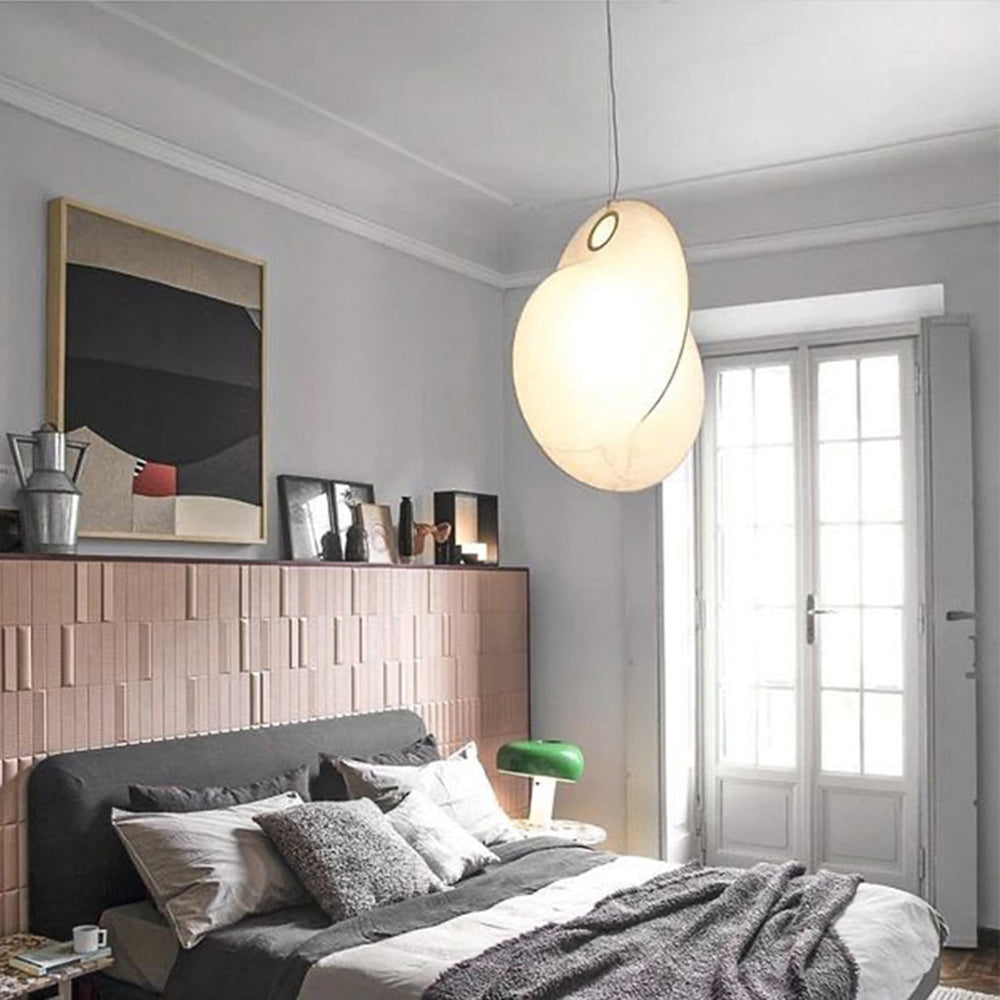 Ritta Tessuto Lampade a Sospensione Camera da Letto