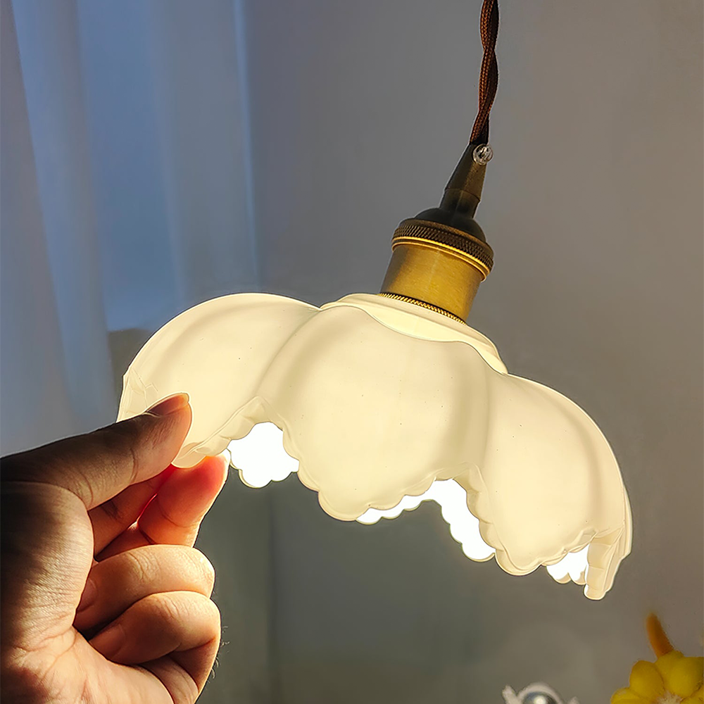 Arisha Francese Petalo Lampade a Sospensione Metallo Camera da Letto Soggiorno