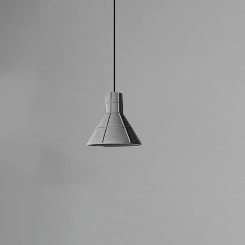 Avi Industriale Metallo Cemento Sospensione Arancione Grigio Soggiorno Cucina