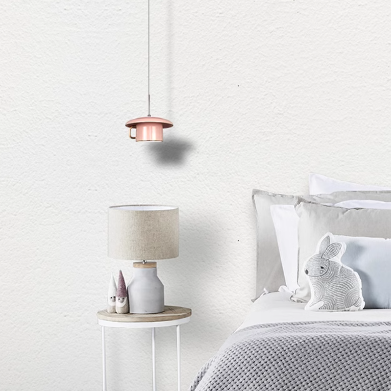Valentina Urbano Tazza Ceramica LED Lampade a Sospensione Soggiorno