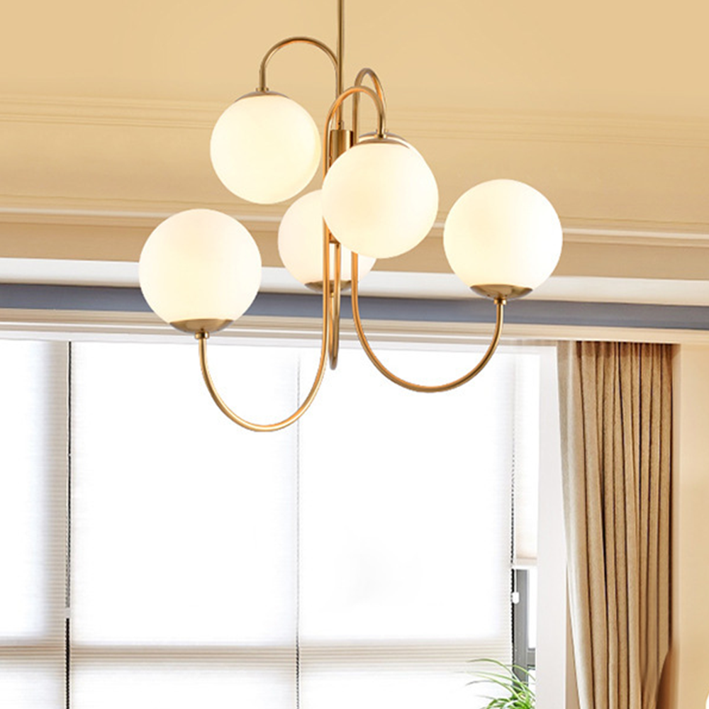 Valentina Lusso LED Lampadari Vetro Metallo Camera de Letto