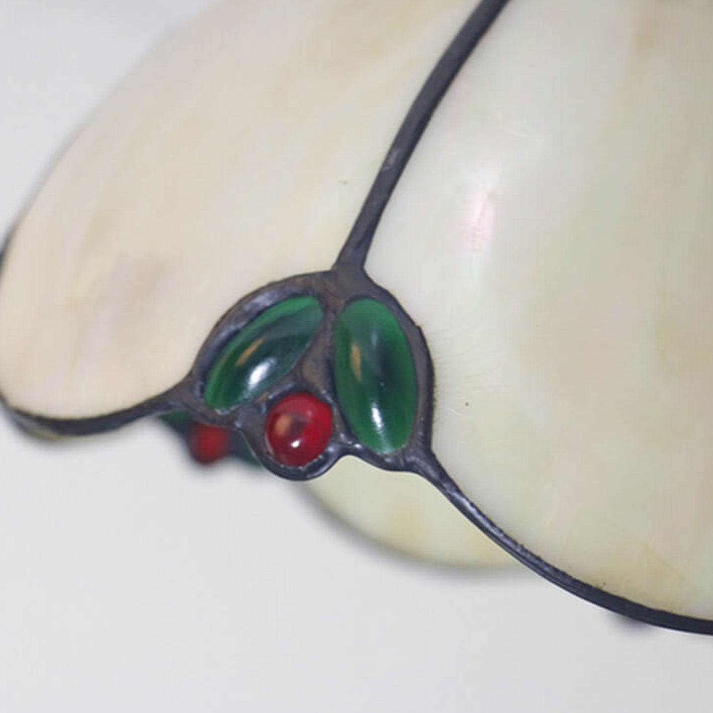 Tiffany Vintage Metallo Vetro Plafoniera Soggiorno