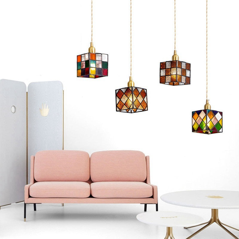 Valentina Retro LED Metallo Vetro Lampade a Sospensione Camera da Letto Sala da Pranzo