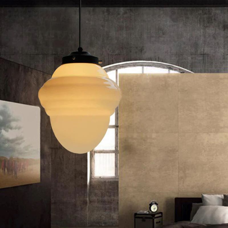 Valentina Minimalista Metallo Vetro Sospensione Bianco Soggiorno Camera da letto Ristorante