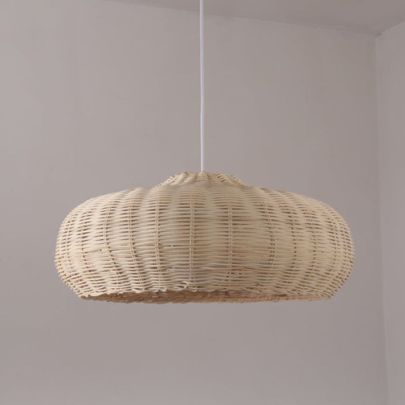 Ritta Giapponese Nordico Lampade a Sospensione Rattan Camera da Letto