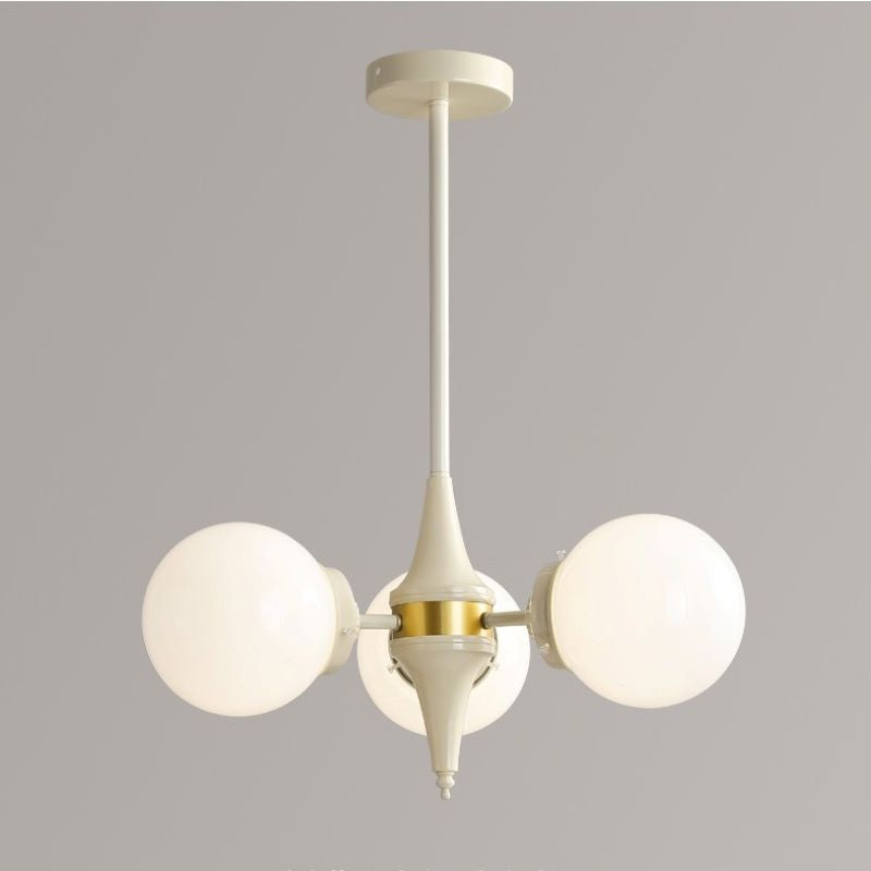 Valentina Moderno Metallo/Vetro Lux Lampadario Oro/Rosso Soggiorno