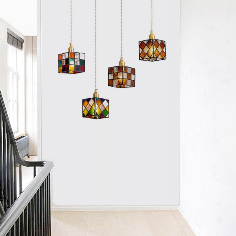 Valentina Retro LED Metallo Vetro Lampade a Sospensione Camera da Letto Sala da Pranzo
