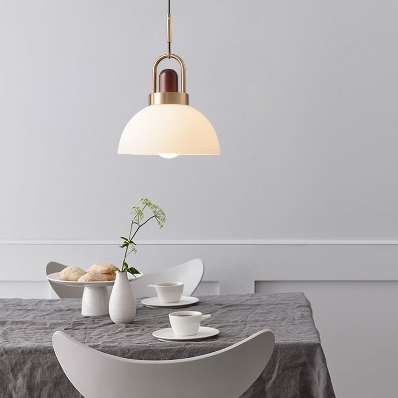 Valentina Moderno LED Lampade a Sospensione Metallo In Legno Vetro Camera da Letto