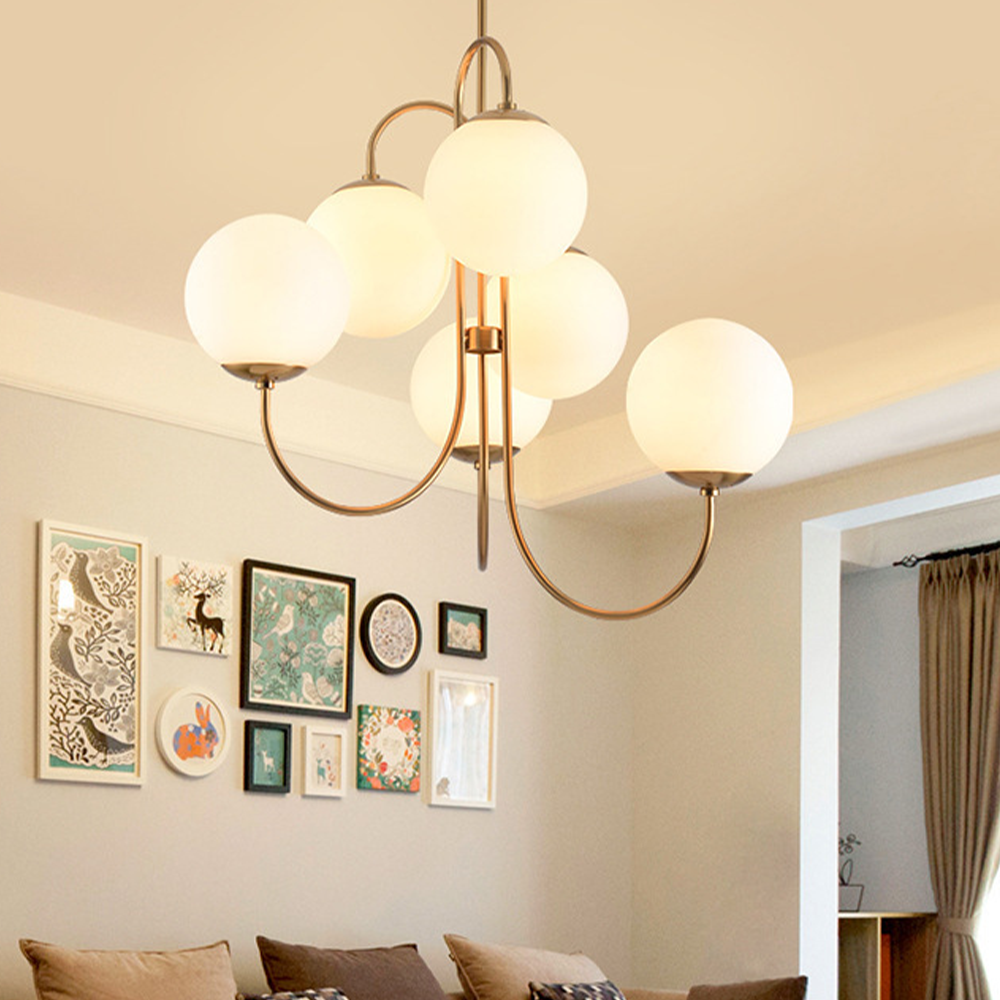 Valentina Lusso LED Lampadari Vetro Metallo Camera de Letto