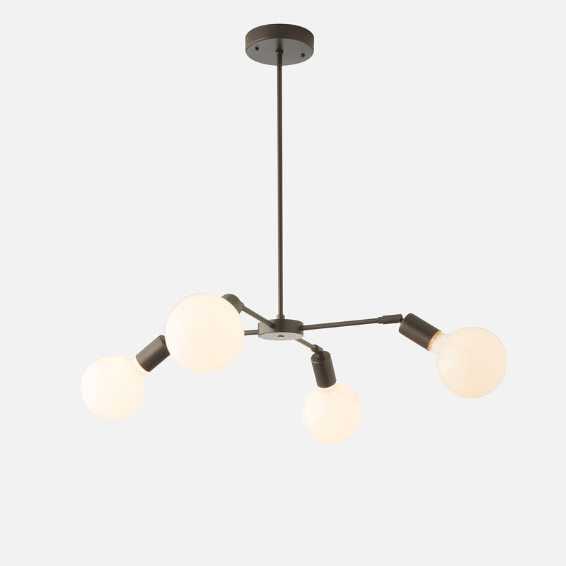 Valentina Moderno LED Metallo Vetro Lampadari Camera da Letto