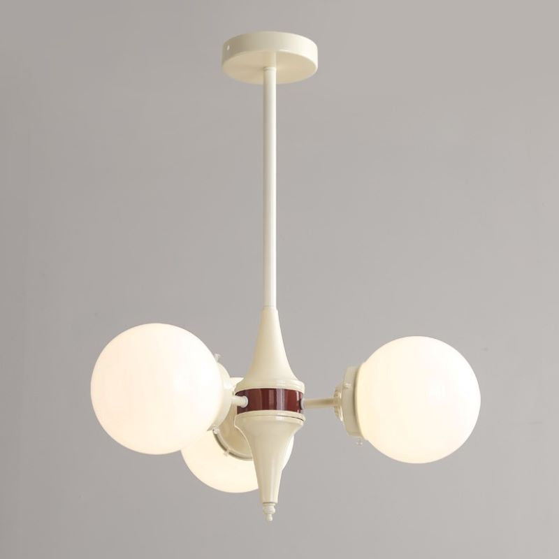 Valentina Moderno Metallo/Vetro Lux Lampadario Oro/Rosso Soggiorno