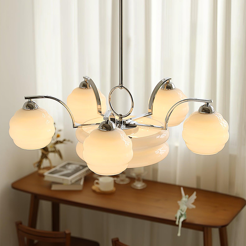 Valentina Lusso Lanpade a Sospensione Metallo Vetro Camera da Letto Soggiorno