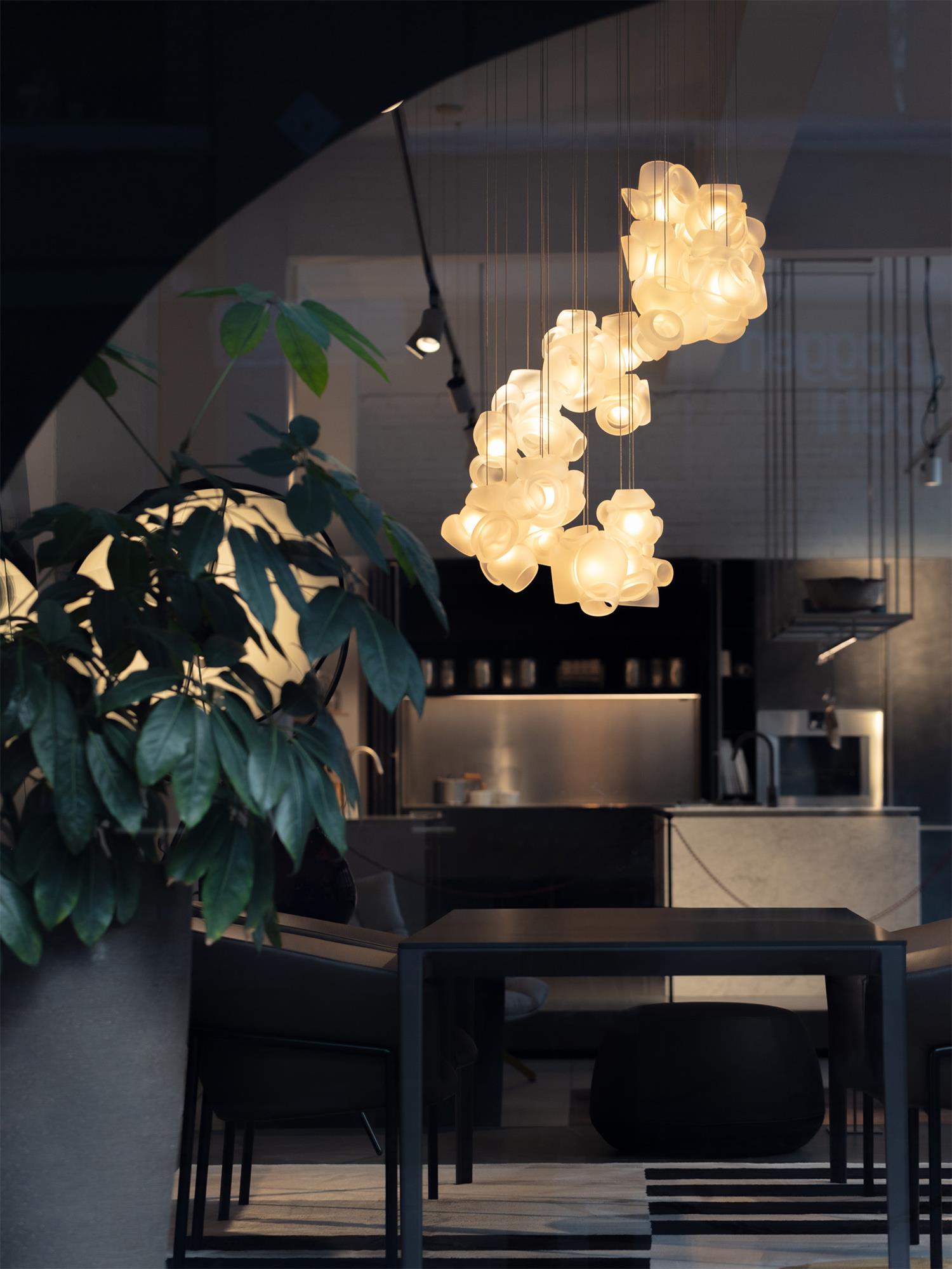 Ushaor Individual Creativity Glass Pendant Light - Lamp Copper