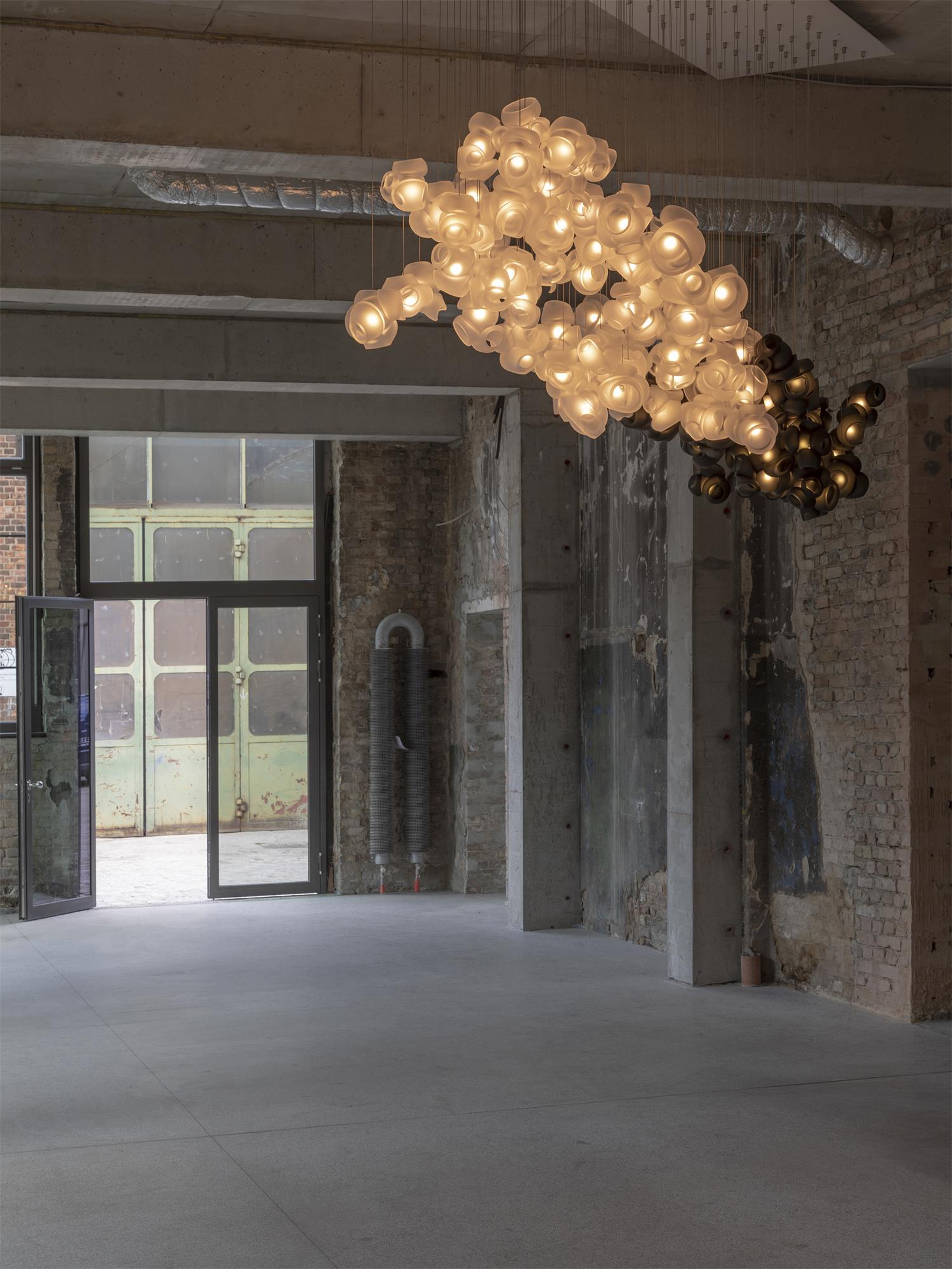 Ushaor Individual Creativity Glass Pendant Light - Lamp Copper