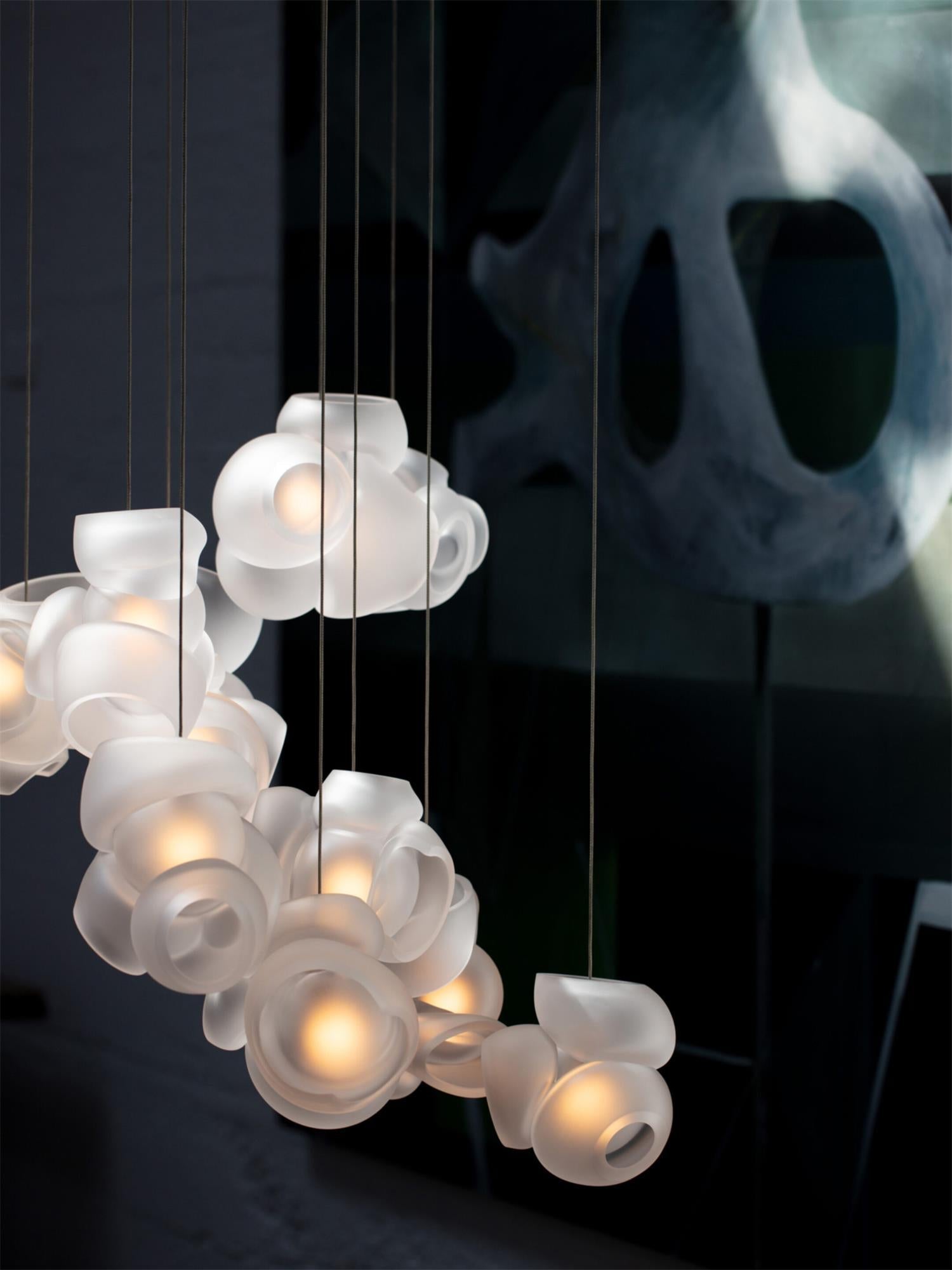 Ushaor Individual Creativity Glass Pendant Light - Lamp Copper