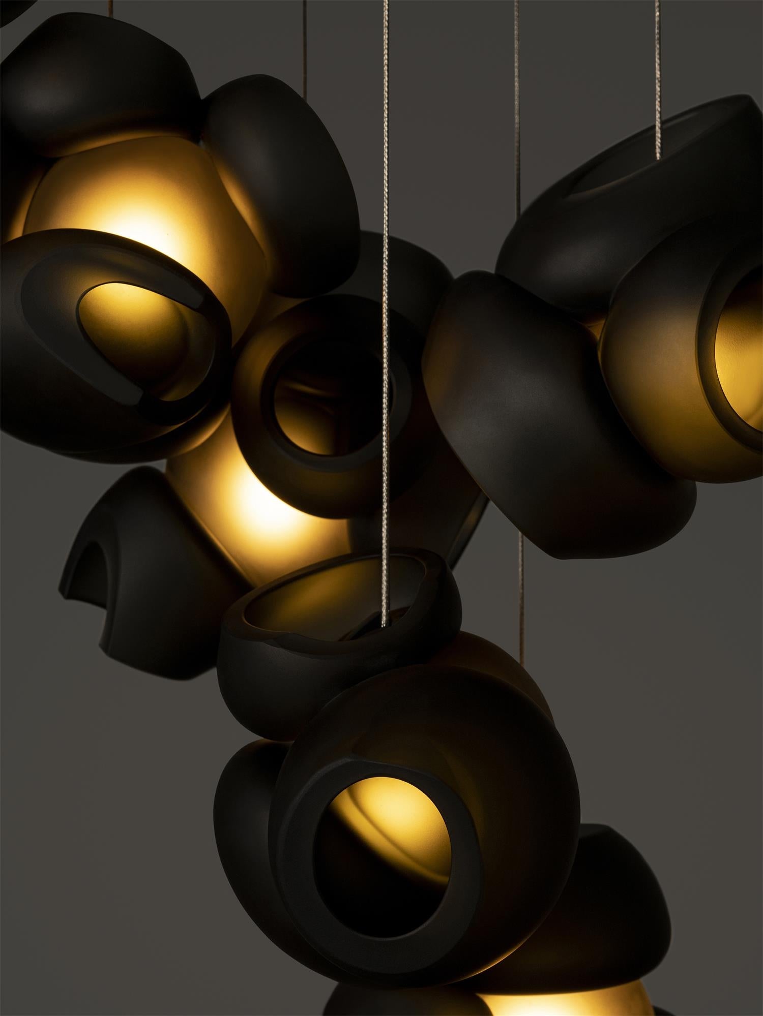 Ushaor Individual Creativity Glass Pendant Light - Lamp Copper