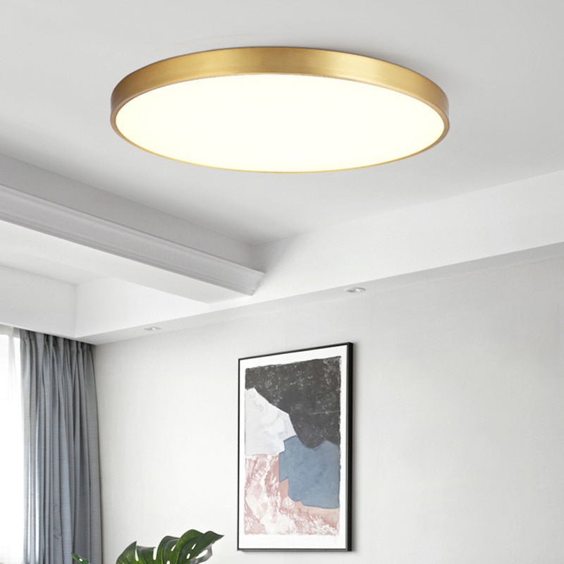 Arisha Nordica LED Plafoniere Ora Rotonda Metallo/Acrilico