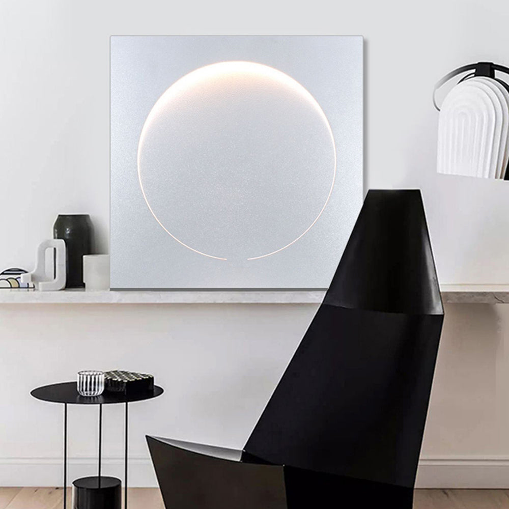 Aria Design Moderna LED Appliquea Decorativo Metallo Luna Soggiorno/Camera da Letto