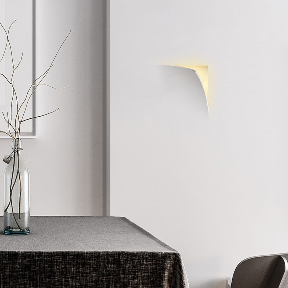 Aria Metallo Gesso Moderno LED Applique da Incasso
