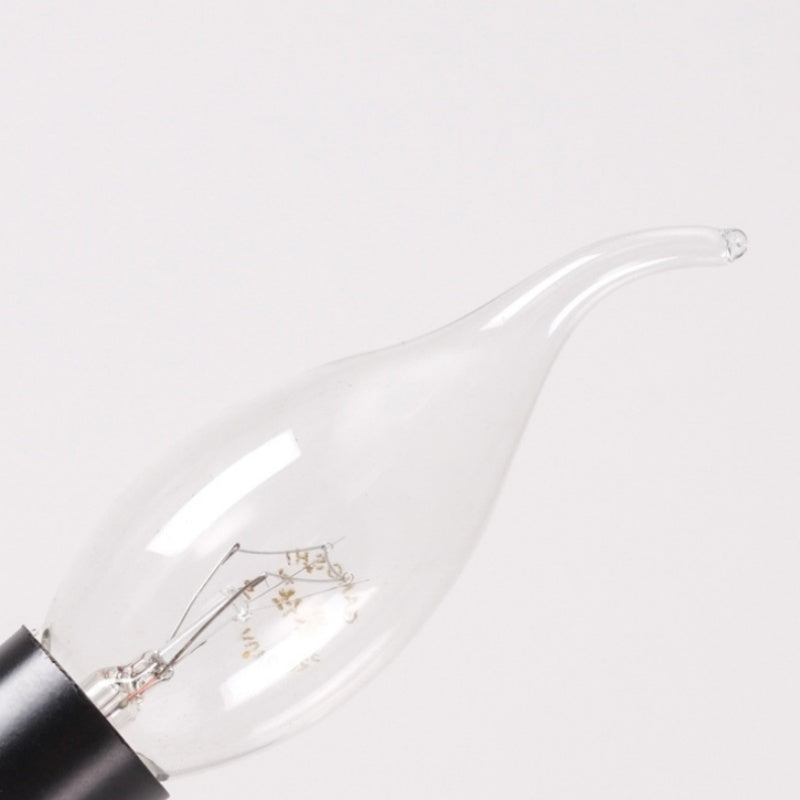 Silva Vintage Metallo/Acrilico LED Lux Lampadario Nero Camera da Letto/Soggiorno