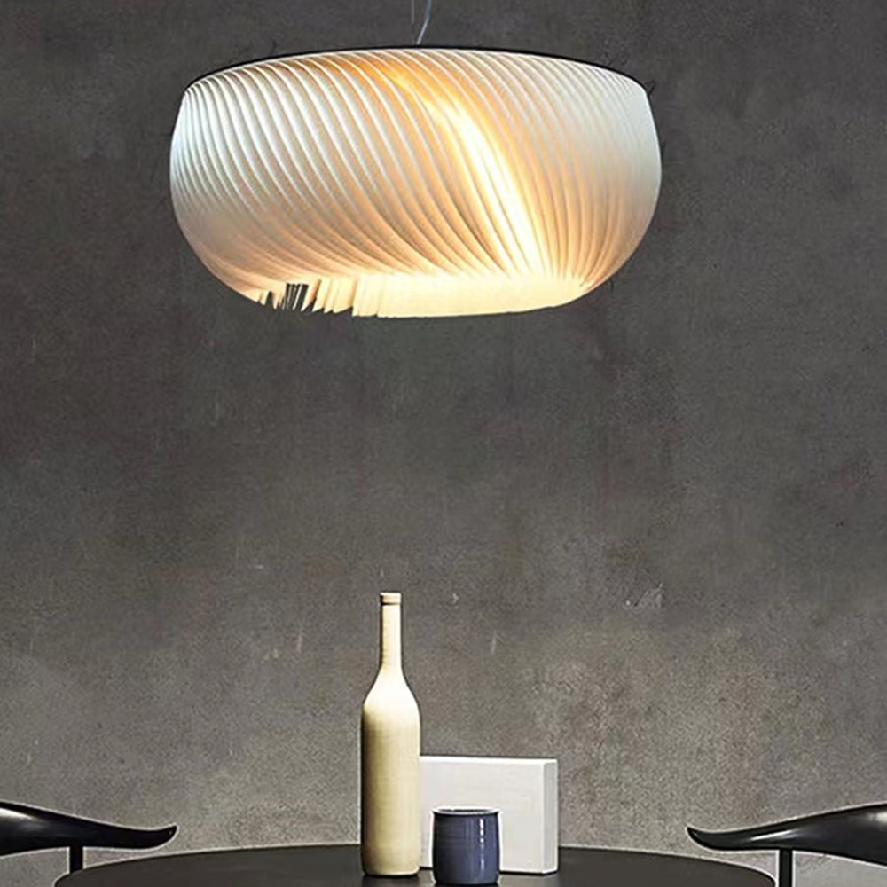 Ritta Lampada a Sospensione Cerchio Soggiorno/Sala da Pranzo Nordico Naturale