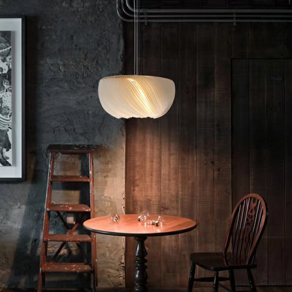 Ritta Lampada a Sospensione Cerchio Soggiorno/Sala da Pranzo Nordico Naturale