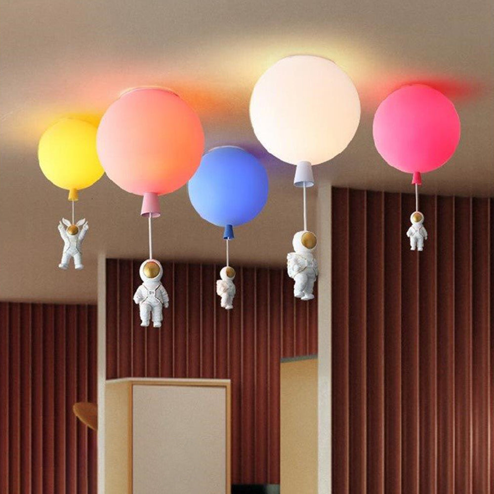 Aria Plafoniera Moderna a Forma di Palloncino di Astronauta