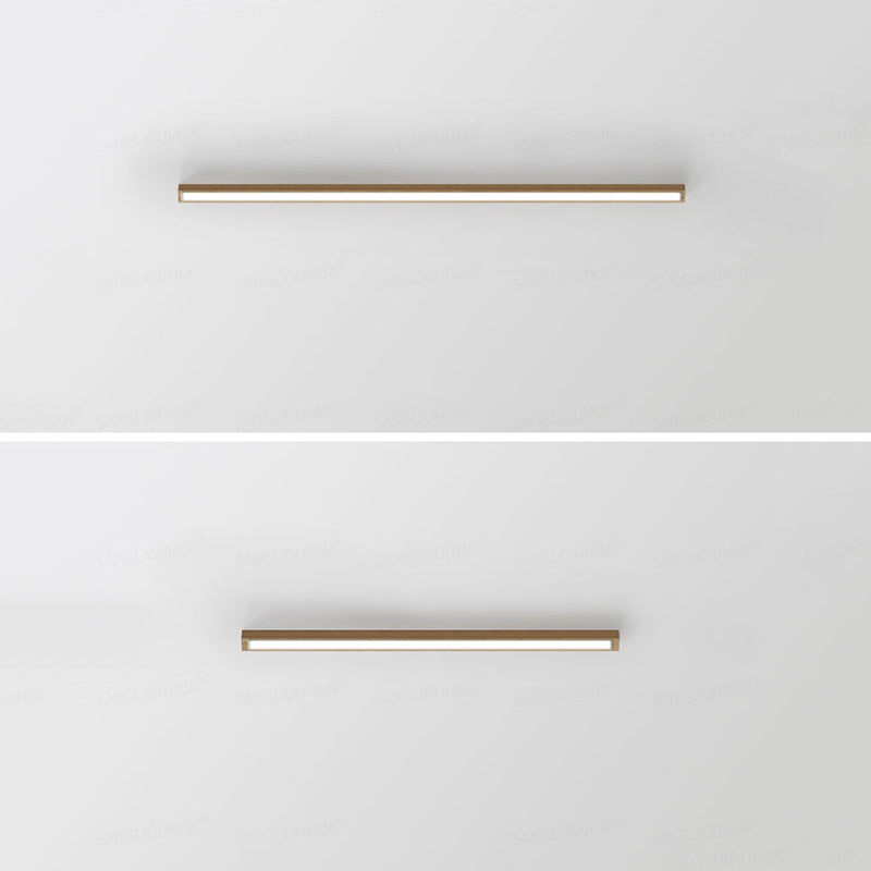 Arisha Moderna LED Plafoniera Legno Acrilico Lineare Soggiorno/Camera da Letto
