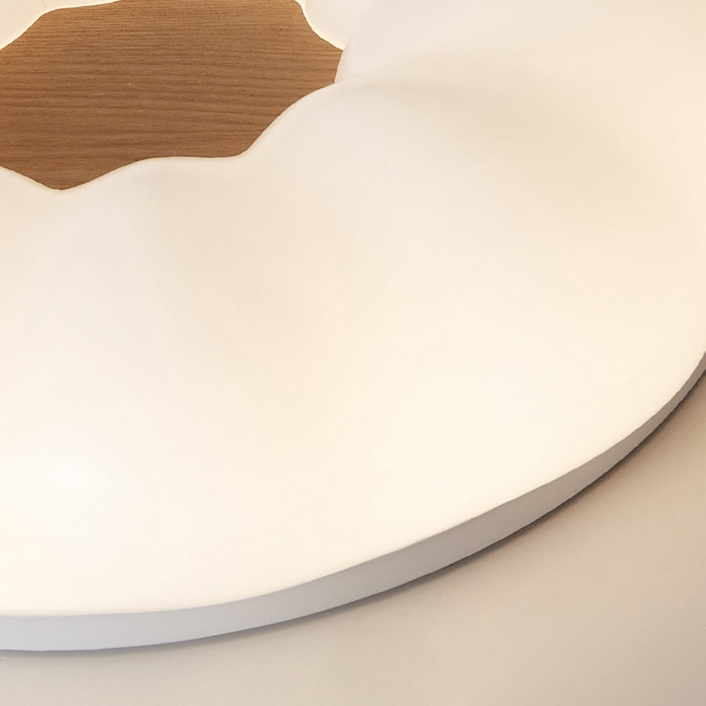 Muto Moderne LED Plafoniere Regolabile Legno Bianca Economico