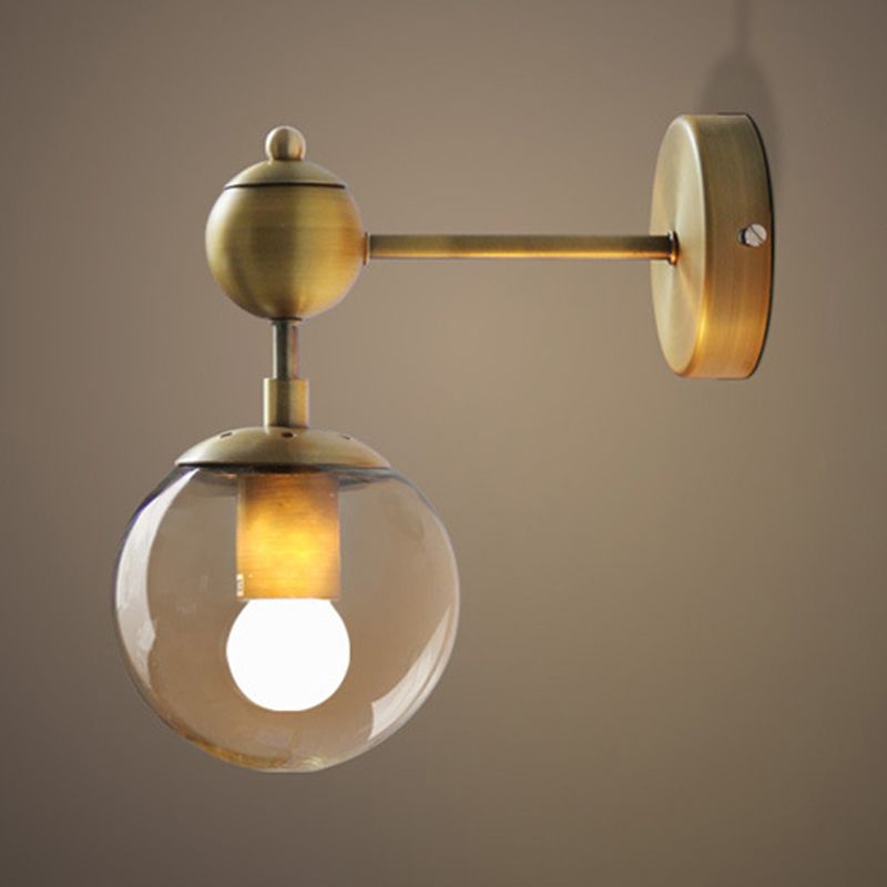 Valentina Vintage Classico LED Applique Metallo Oro/Nero Specchio Bagno