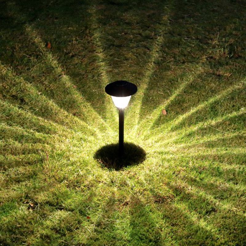 Ray Moderno Solare Metallo/Vetro Lampade da Esterno