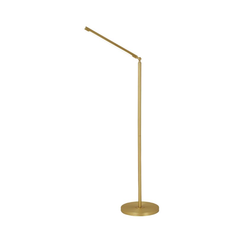 Arisha Minimalismo LED Lineare Regolabile Lampade da Terra Ottone Soggiorno/Camera da Letto
