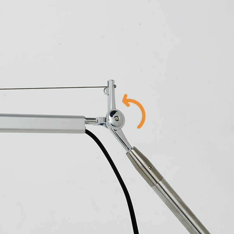 Epoch Applique Dome Moderno,Metallo/Tessuto Regolabile,Argento,Soggiorno