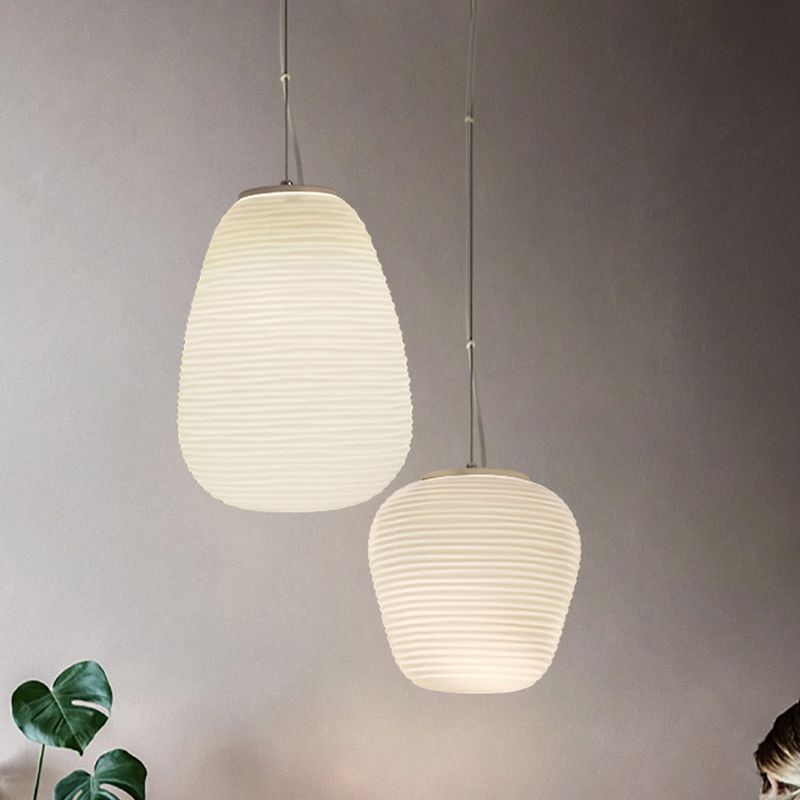 Ritta Semplice Metallo Vetro Lampade a Sospensione
