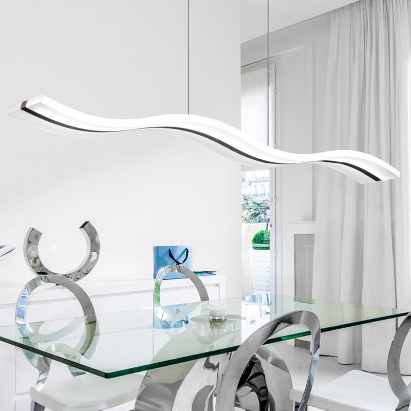 Arisha Moderno Nordico Acrilico Onda Lampada a Sospensione