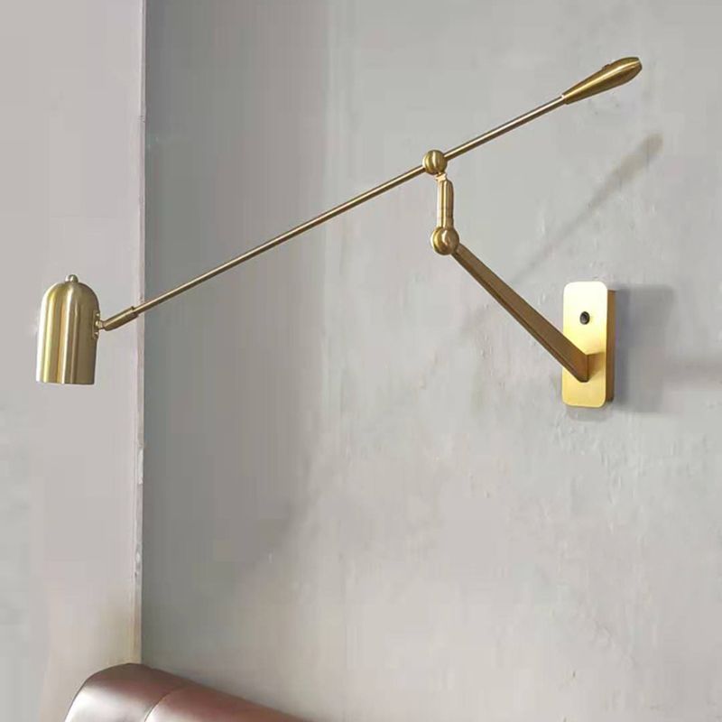 Arisha Moderno/Minimalista Applique Cilindro/Metallo Oro Regolabile Camera da Letto
