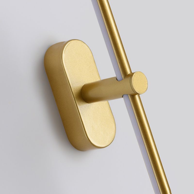 Arisha Moderne Design LED Applique Metallo/Acrilico Nero/Oro/Bianco