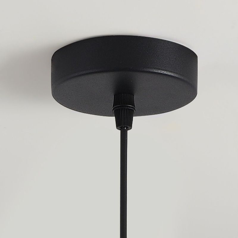 Arisha Elegante Rotondo Metallo Vetro Lampade a Sospensione