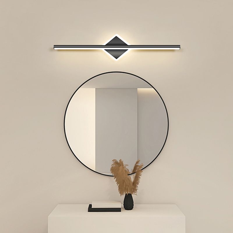 Arisha Minimalismo LED Applique Nero/Oro Lineare