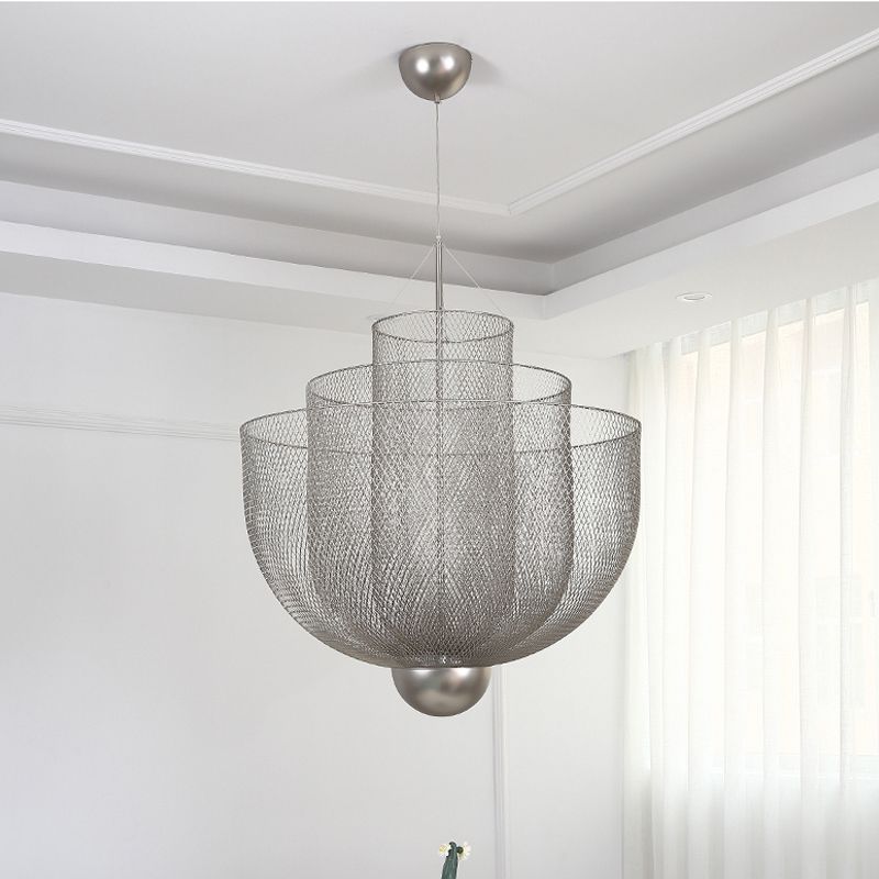 Modern Metallo Cilindrico Lampade a Sospensione Soggiorno